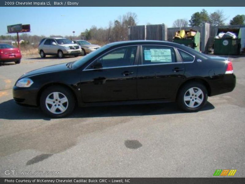 Black / Ebony 2009 Chevrolet Impala LS