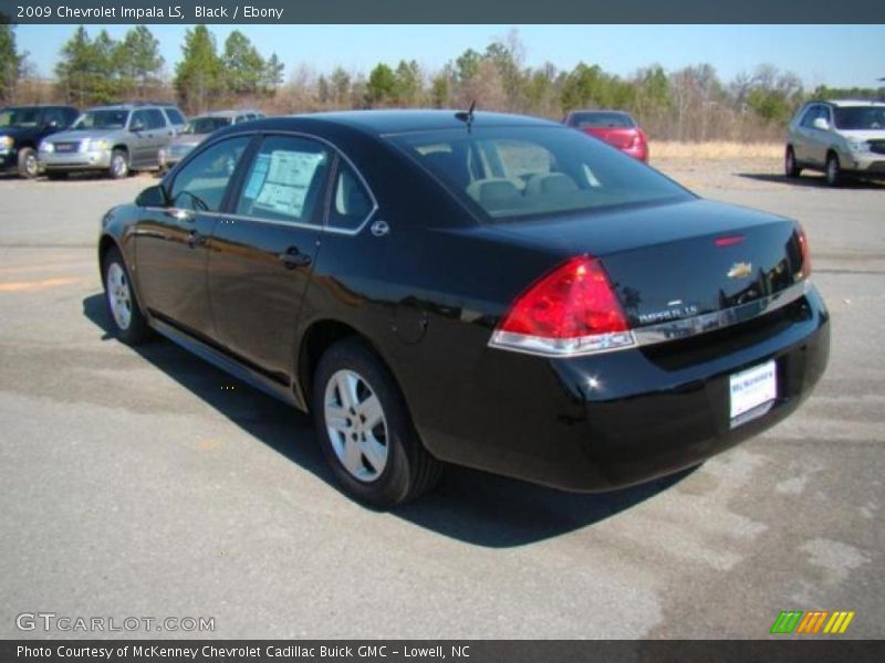 Black / Ebony 2009 Chevrolet Impala LS