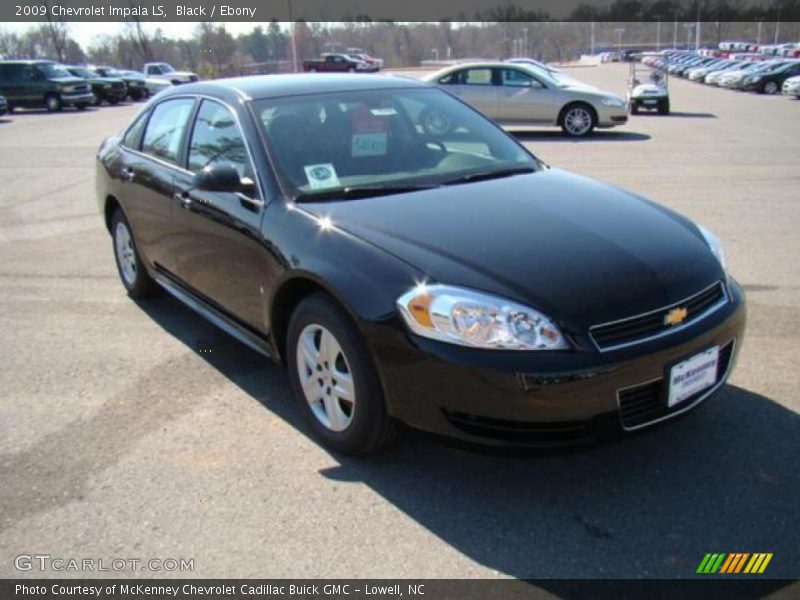 Black / Ebony 2009 Chevrolet Impala LS