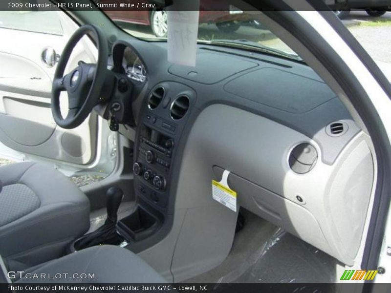 Summit White / Gray 2009 Chevrolet HHR LS Panel