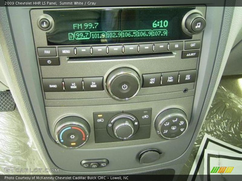 Summit White / Gray 2009 Chevrolet HHR LS Panel