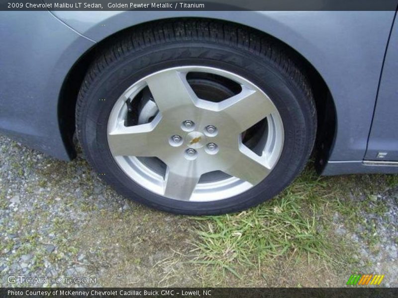 Golden Pewter Metallic / Titanium 2009 Chevrolet Malibu LT Sedan