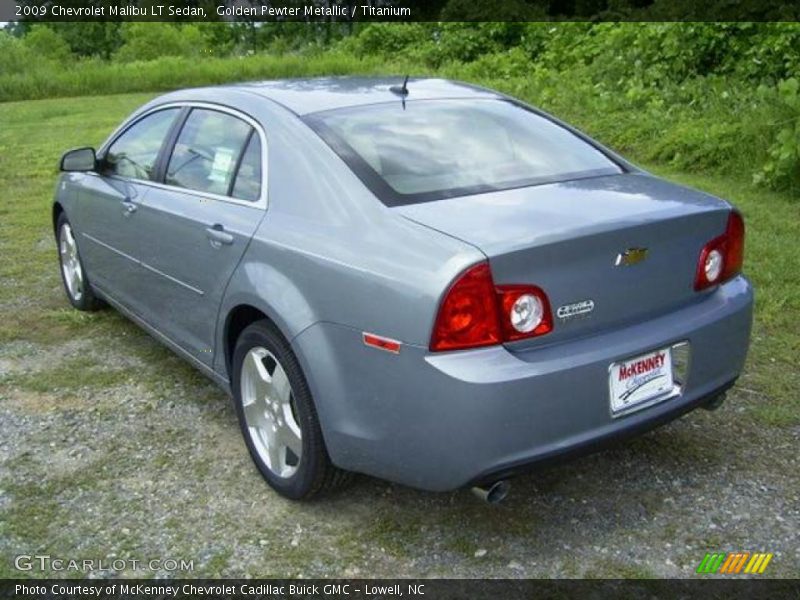 Golden Pewter Metallic / Titanium 2009 Chevrolet Malibu LT Sedan