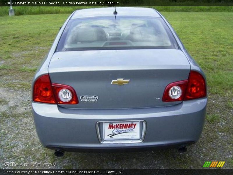 Golden Pewter Metallic / Titanium 2009 Chevrolet Malibu LT Sedan