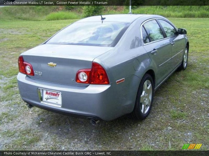 Golden Pewter Metallic / Titanium 2009 Chevrolet Malibu LT Sedan