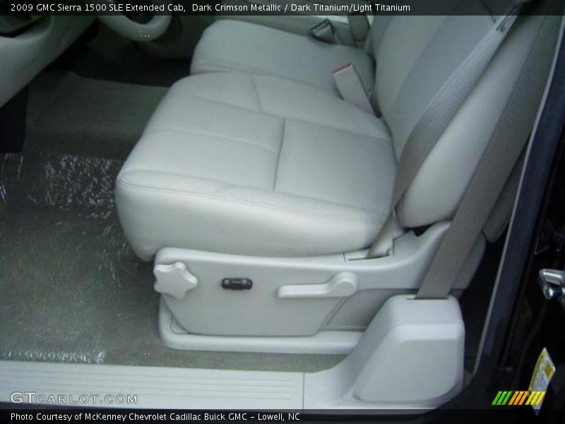 Dark Crimson Metallic / Dark Titanium/Light Titanium 2009 GMC Sierra 1500 SLE Extended Cab