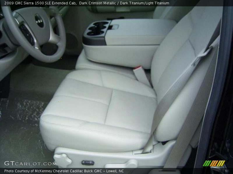 Dark Crimson Metallic / Dark Titanium/Light Titanium 2009 GMC Sierra 1500 SLE Extended Cab