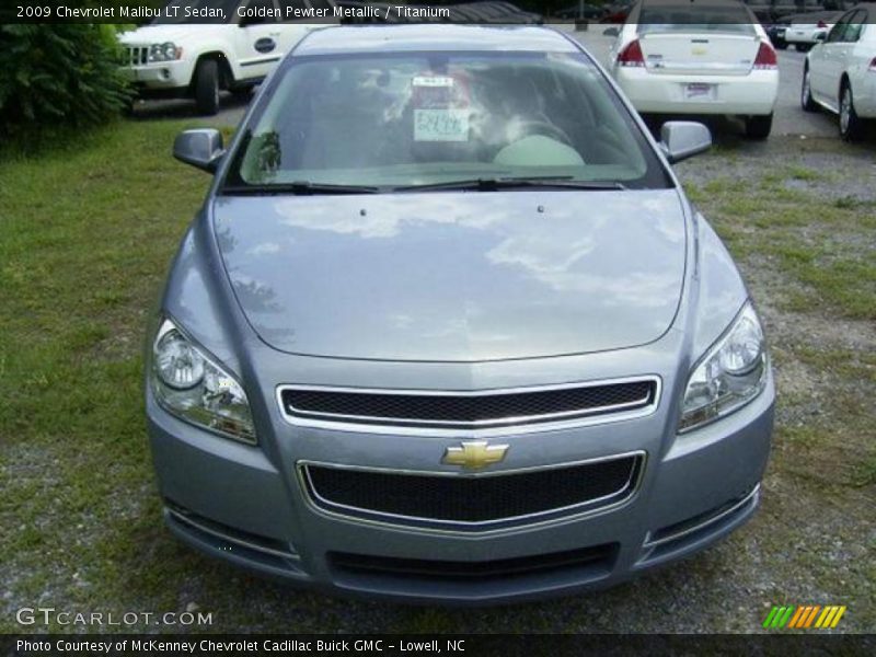 Golden Pewter Metallic / Titanium 2009 Chevrolet Malibu LT Sedan