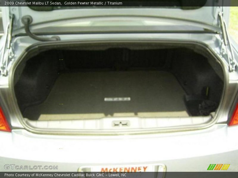 Golden Pewter Metallic / Titanium 2009 Chevrolet Malibu LT Sedan