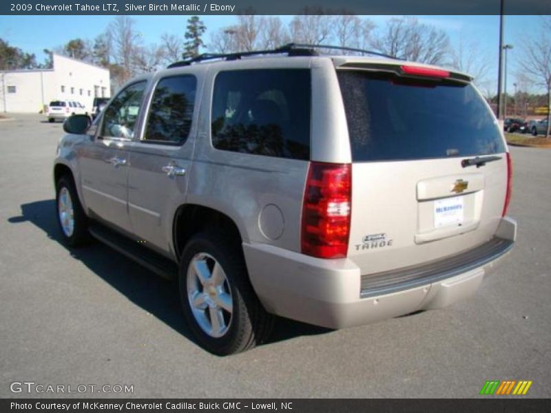 Silver Birch Metallic / Ebony 2009 Chevrolet Tahoe LTZ