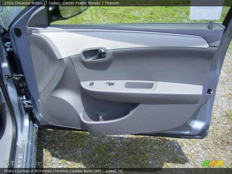Golden Pewter Metallic / Titanium 2009 Chevrolet Malibu LT Sedan