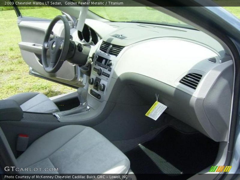 Golden Pewter Metallic / Titanium 2009 Chevrolet Malibu LT Sedan