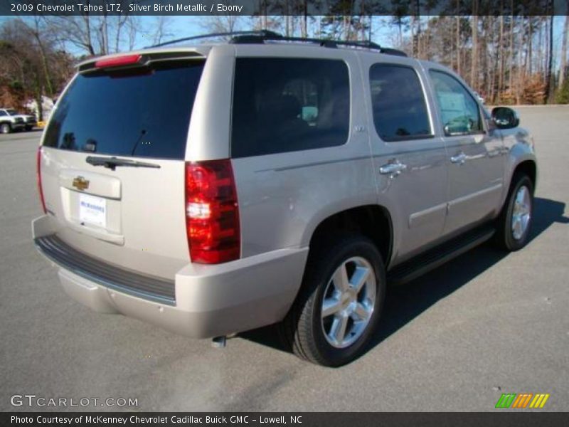 Silver Birch Metallic / Ebony 2009 Chevrolet Tahoe LTZ