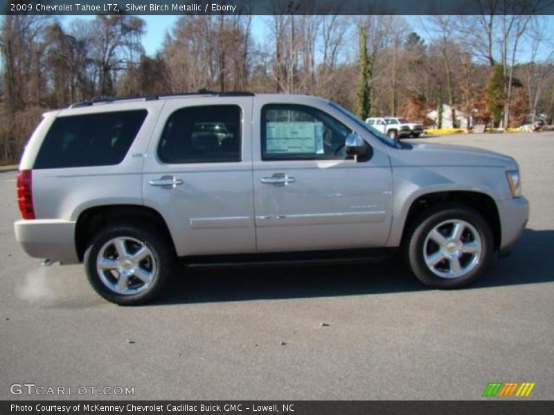 Silver Birch Metallic / Ebony 2009 Chevrolet Tahoe LTZ