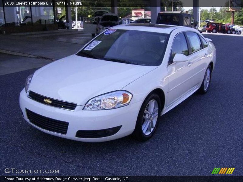 White / Neutral 2009 Chevrolet Impala LTZ