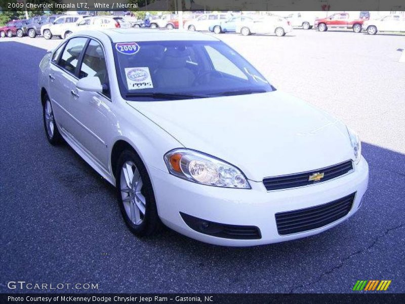 White / Neutral 2009 Chevrolet Impala LTZ