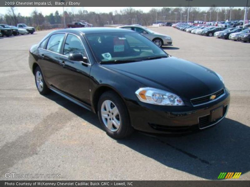 Black / Ebony 2009 Chevrolet Impala LS