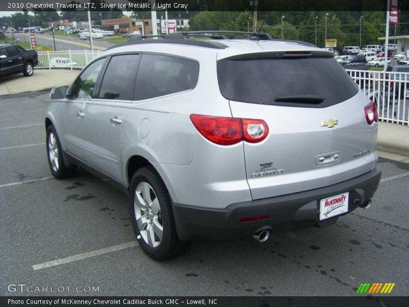 Silver Ice Metallic / Light Gray 2010 Chevrolet Traverse LTZ