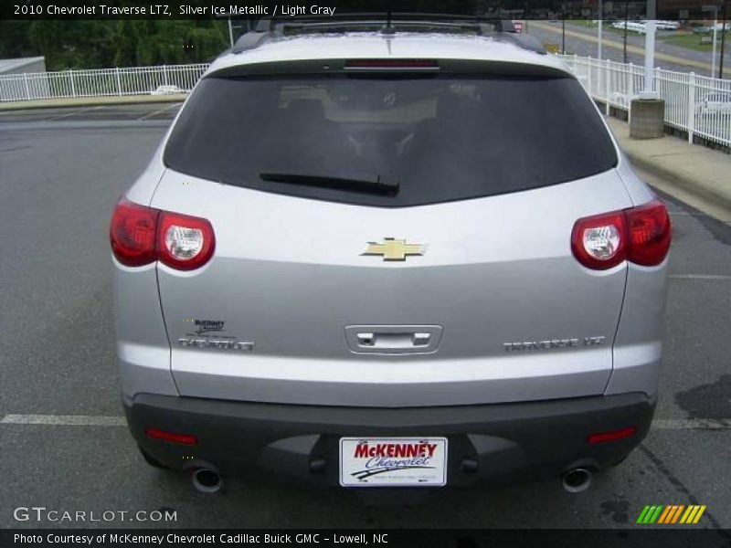 Silver Ice Metallic / Light Gray 2010 Chevrolet Traverse LTZ