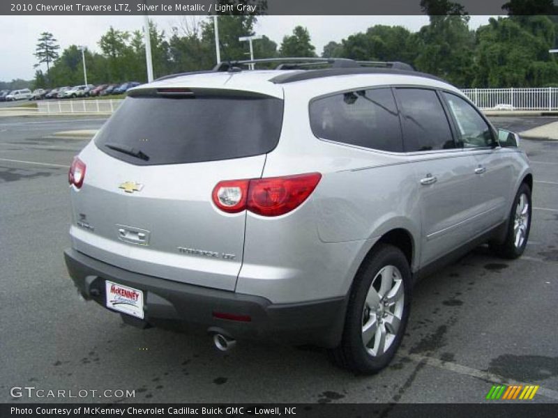 Silver Ice Metallic / Light Gray 2010 Chevrolet Traverse LTZ