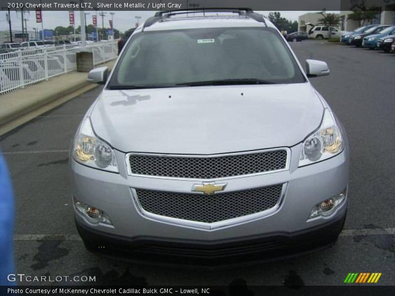 Silver Ice Metallic / Light Gray 2010 Chevrolet Traverse LTZ