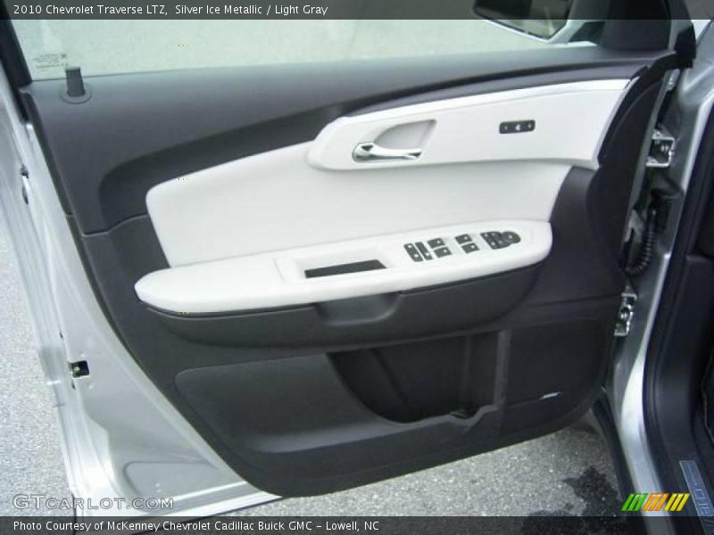 Silver Ice Metallic / Light Gray 2010 Chevrolet Traverse LTZ