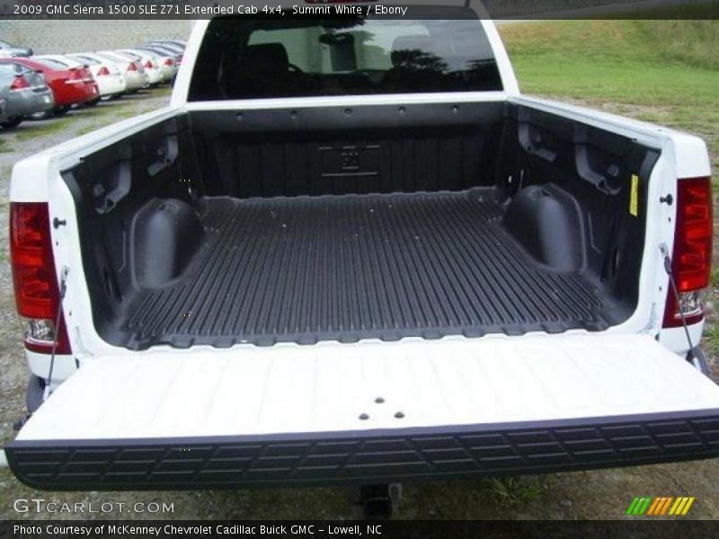 Summit White / Ebony 2009 GMC Sierra 1500 SLE Z71 Extended Cab 4x4