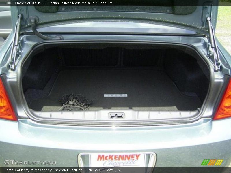 Silver Moss Metallic / Titanium 2009 Chevrolet Malibu LT Sedan