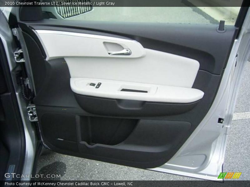 Silver Ice Metallic / Light Gray 2010 Chevrolet Traverse LTZ