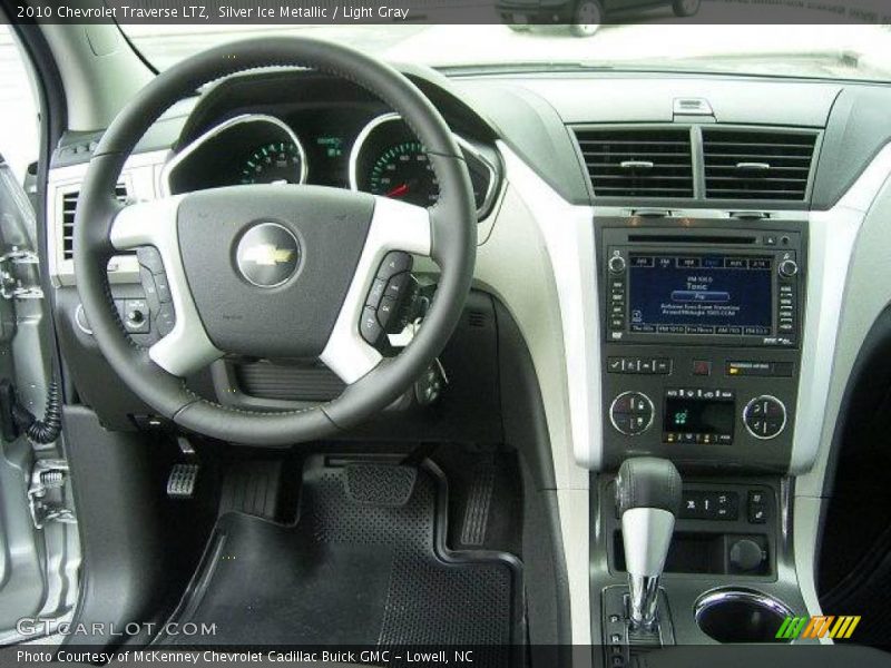 Silver Ice Metallic / Light Gray 2010 Chevrolet Traverse LTZ
