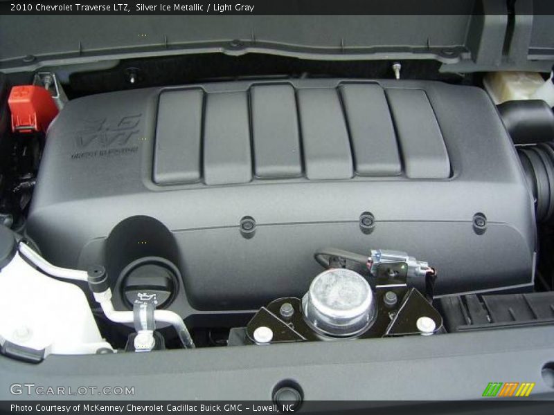 Silver Ice Metallic / Light Gray 2010 Chevrolet Traverse LTZ
