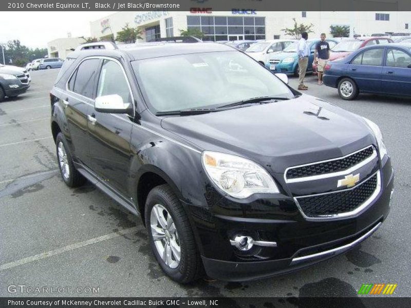 Black / Jet Black/Brownstone 2010 Chevrolet Equinox LT