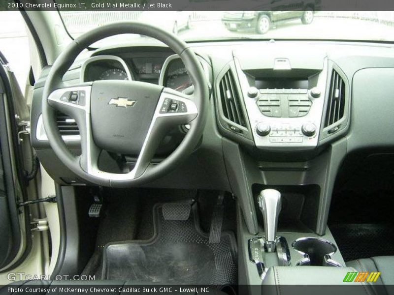 Gold Mist Metallic / Jet Black 2010 Chevrolet Equinox LT