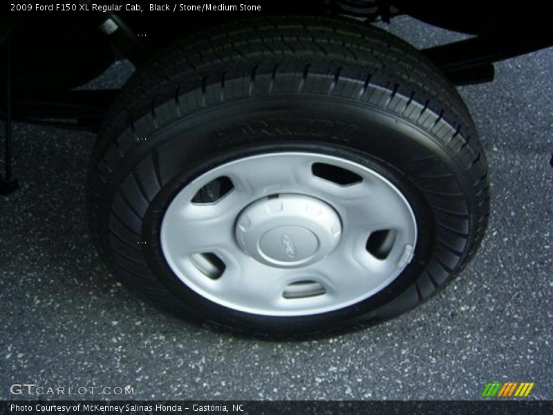 Black / Stone/Medium Stone 2009 Ford F150 XL Regular Cab
