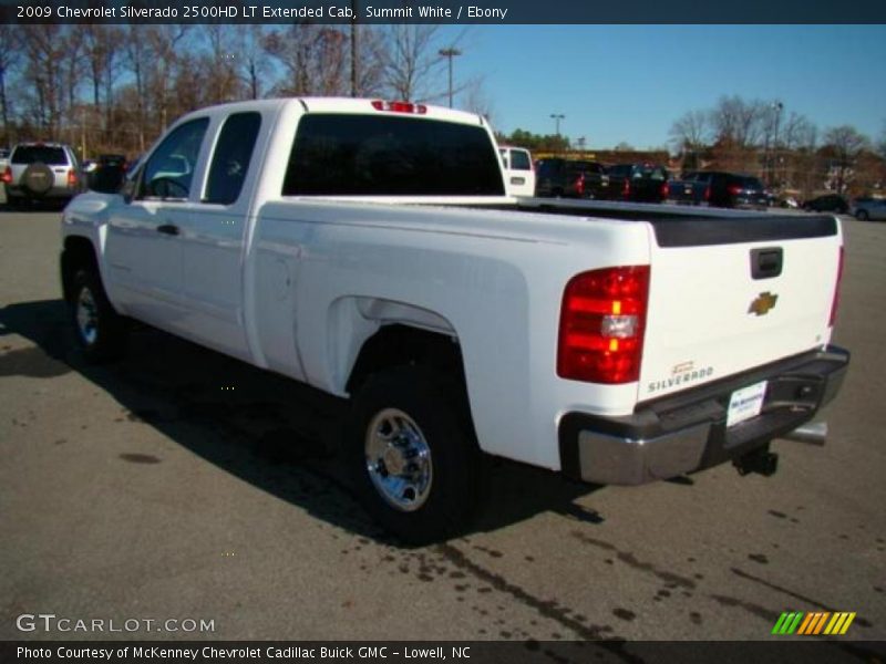 Summit White / Ebony 2009 Chevrolet Silverado 2500HD LT Extended Cab