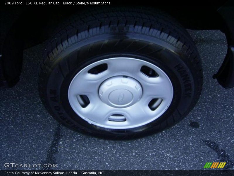 Black / Stone/Medium Stone 2009 Ford F150 XL Regular Cab