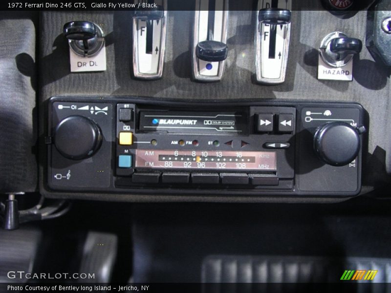 Controls of 1972 Dino 246 GTS