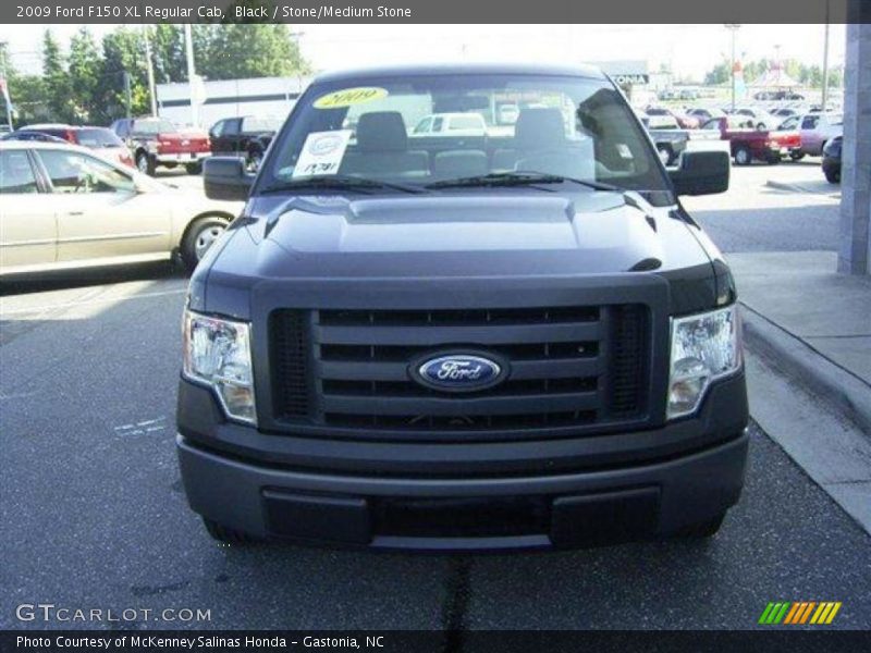 Black / Stone/Medium Stone 2009 Ford F150 XL Regular Cab