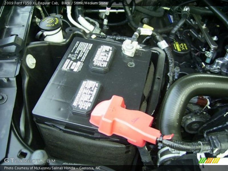 Black / Stone/Medium Stone 2009 Ford F150 XL Regular Cab