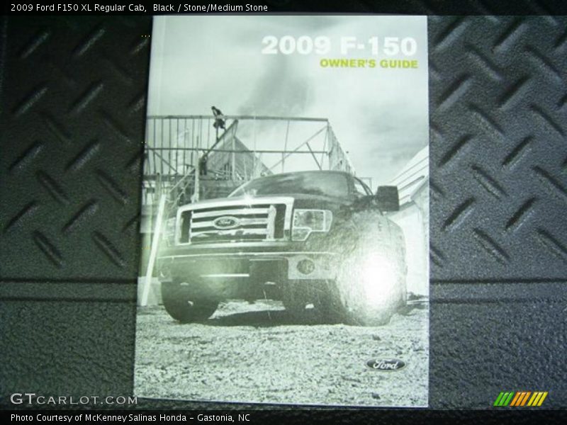 Black / Stone/Medium Stone 2009 Ford F150 XL Regular Cab