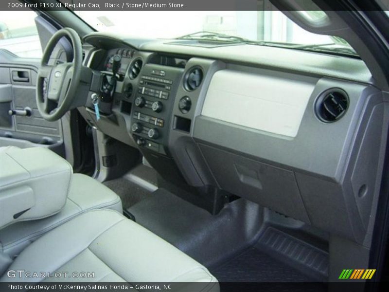 Black / Stone/Medium Stone 2009 Ford F150 XL Regular Cab
