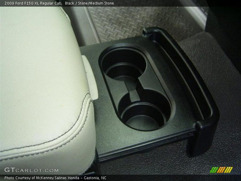 Black / Stone/Medium Stone 2009 Ford F150 XL Regular Cab