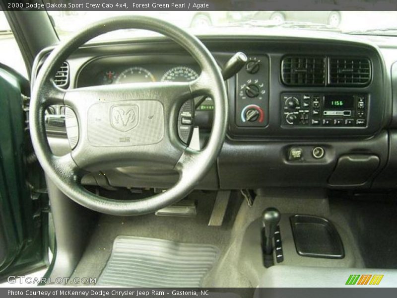 Forest Green Pearl / Agate 2000 Dodge Dakota Sport Crew Cab 4x4