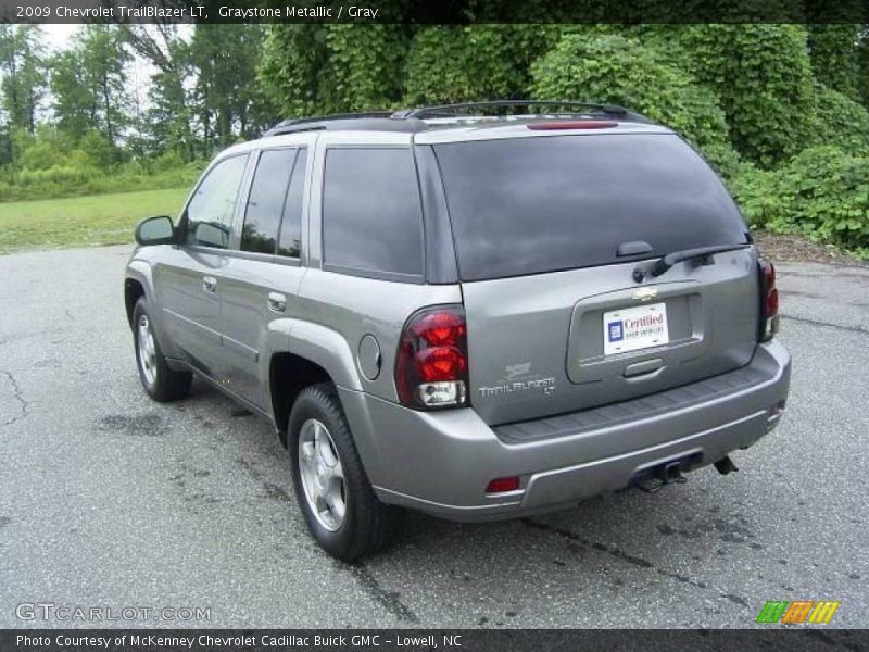Graystone Metallic / Gray 2009 Chevrolet TrailBlazer LT