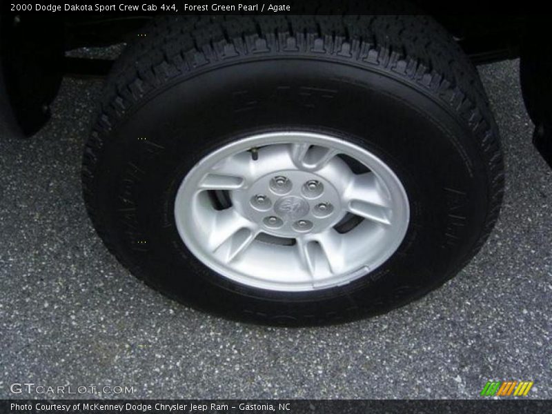 Forest Green Pearl / Agate 2000 Dodge Dakota Sport Crew Cab 4x4