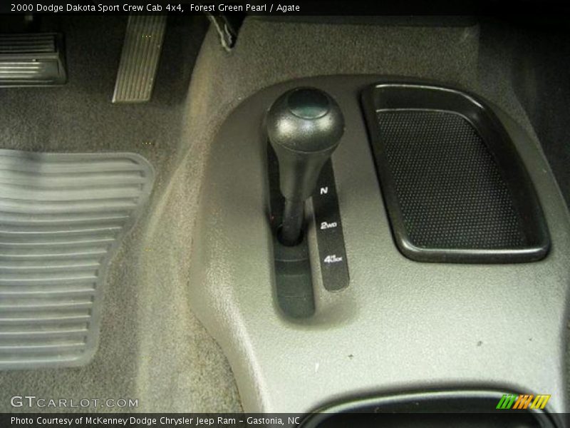 Forest Green Pearl / Agate 2000 Dodge Dakota Sport Crew Cab 4x4