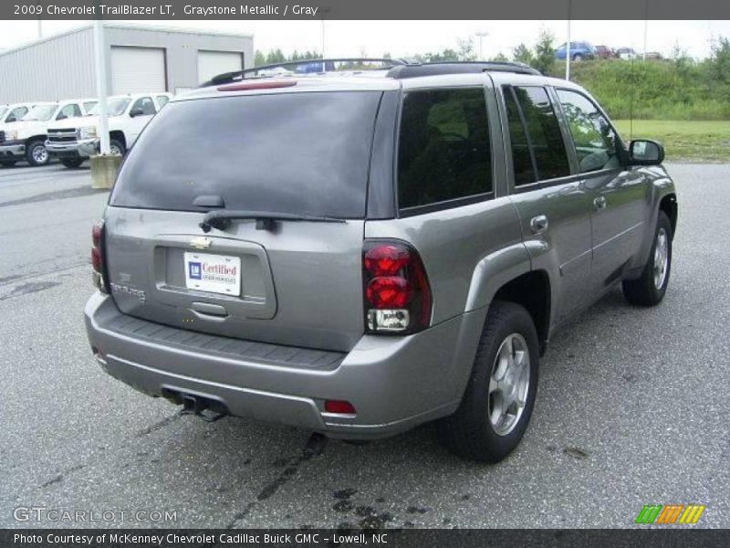Graystone Metallic / Gray 2009 Chevrolet TrailBlazer LT