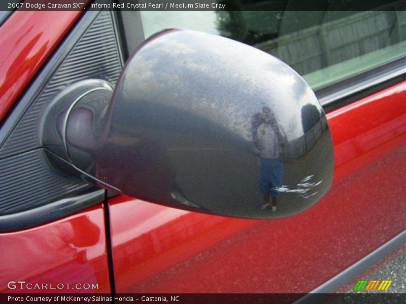 Inferno Red Crystal Pearl / Medium Slate Gray 2007 Dodge Caravan SXT