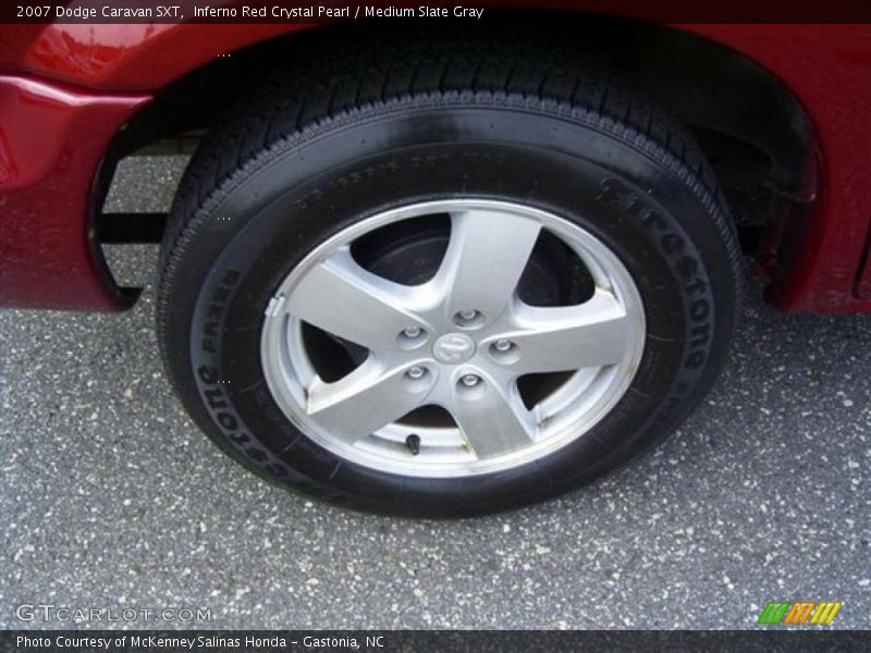 Inferno Red Crystal Pearl / Medium Slate Gray 2007 Dodge Caravan SXT