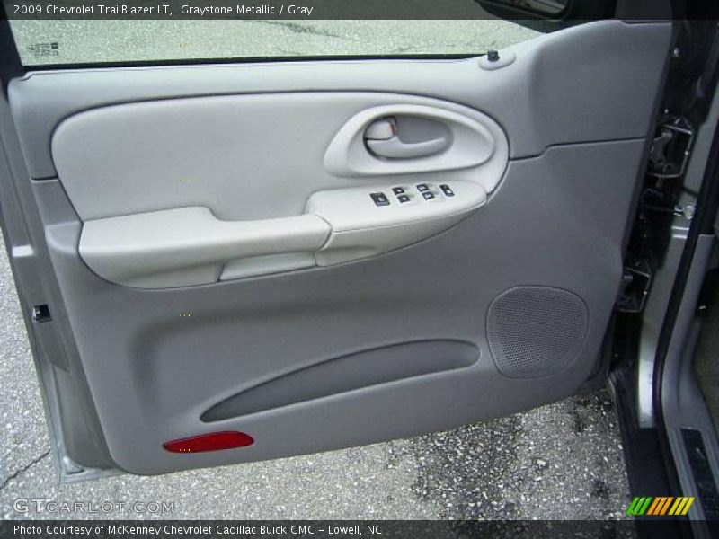Graystone Metallic / Gray 2009 Chevrolet TrailBlazer LT